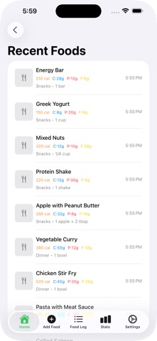 CalorieKeeper: Food Tracker screenshot