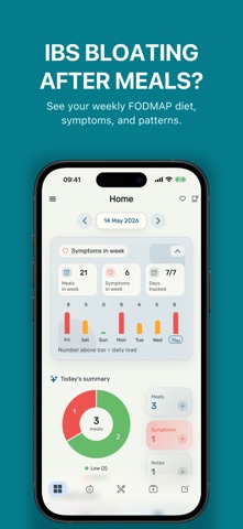 Low FODMAP Diet IBS Bloat Gone iPhone screenshot