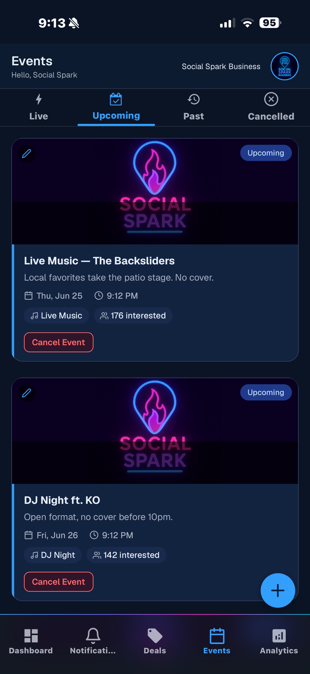 Screenshot 3 of Social Spark Business