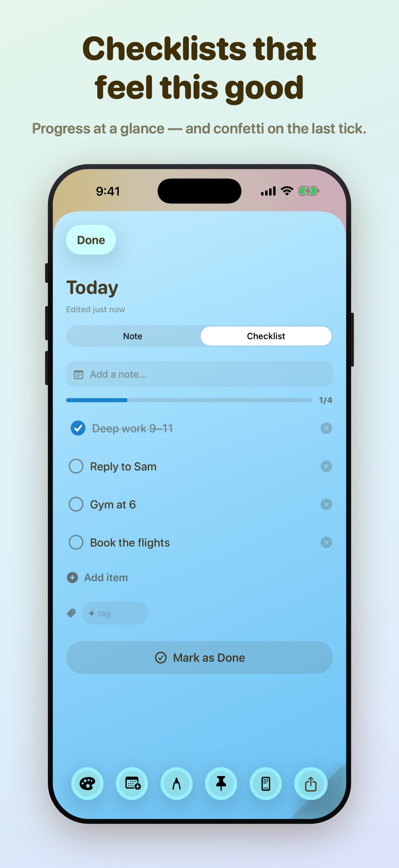 Screenshot 4 of Peel: Sticky Notes & Widgets