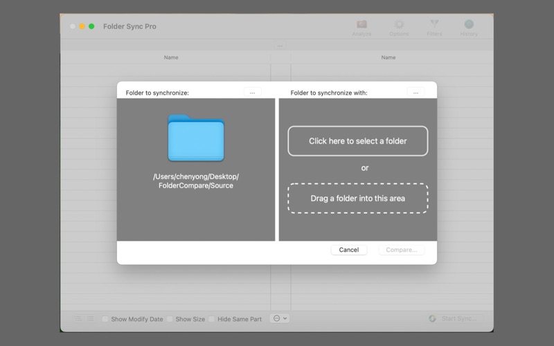 Screenshot #2 pour Folder Sync Pro