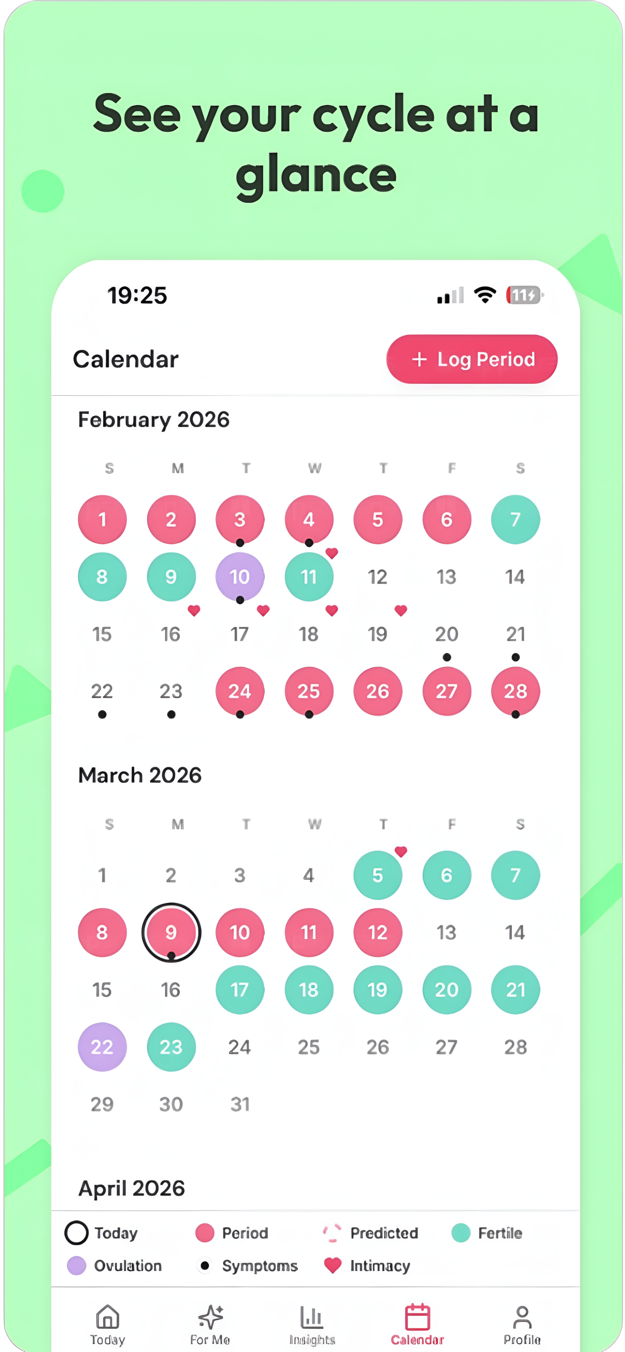 Claire Period & Cycle tracker screenshot 4