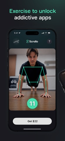 Scrollo: Exercise App Blocker Screenshot 2 of 6