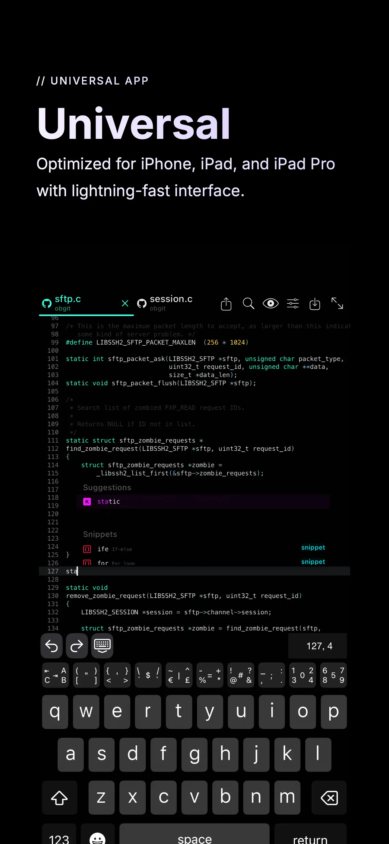 Buffer Editor - Code Editor screenshot 3