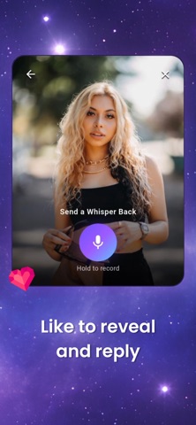 Whispair - Discover by Voice iPhone screenshot