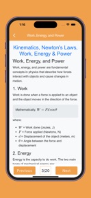 Complete Physics Notes & MCQs screenshot