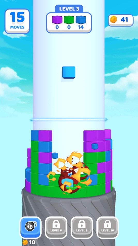 #7. Matcher Blaster (iOS) Podle: Bugbomb