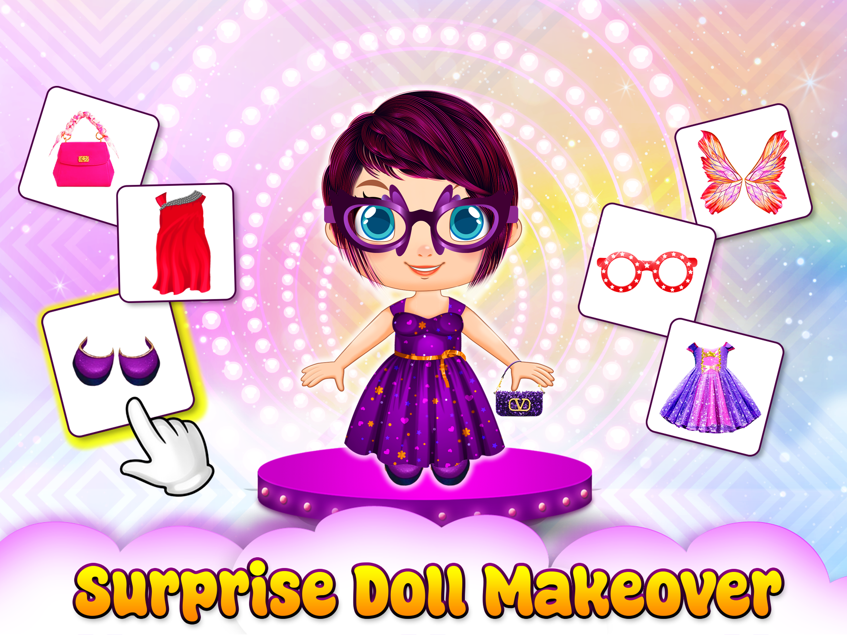 Cutie Color Reveal Doll Games