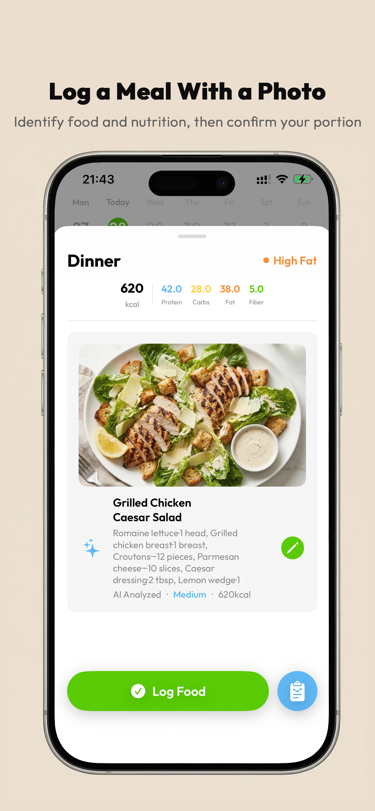 RoboFit: Food & Workout Log screenshot 4