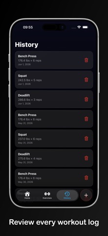 Gymnio - Workout Gym Tracker Screenshot 4 of 5