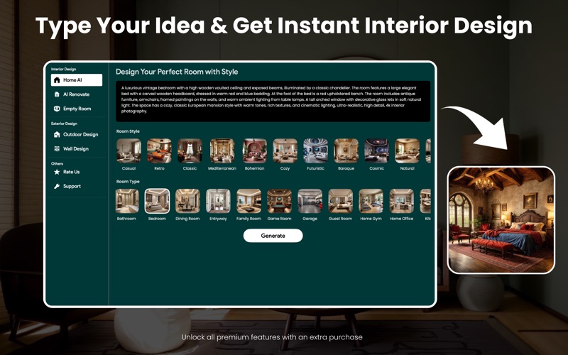 Home Interior Design: Decor AI iPhone screenshot