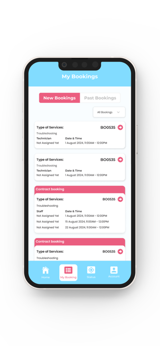 Handy: Customer Services. Screenshot 3 of 4