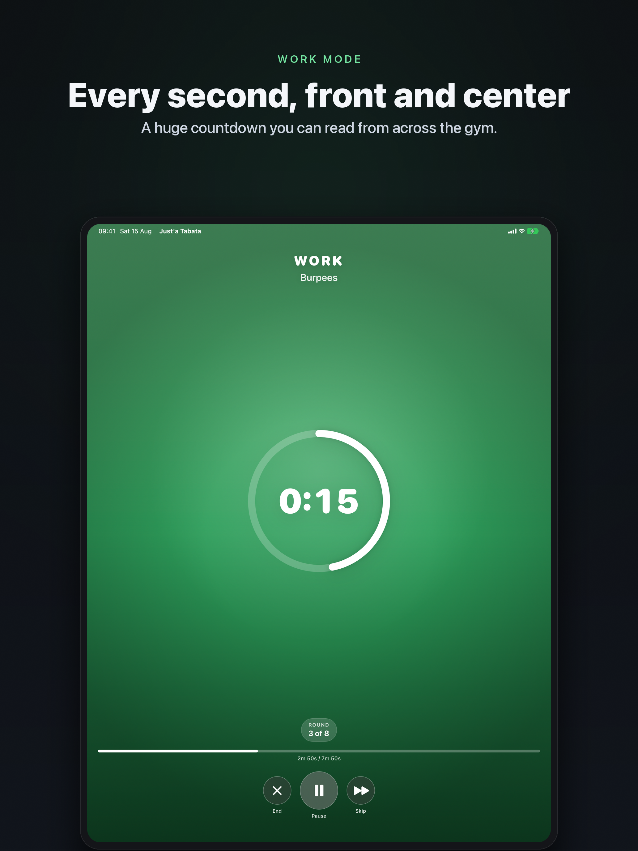 Just'a Tabata: A Workout Timer screenshot 8