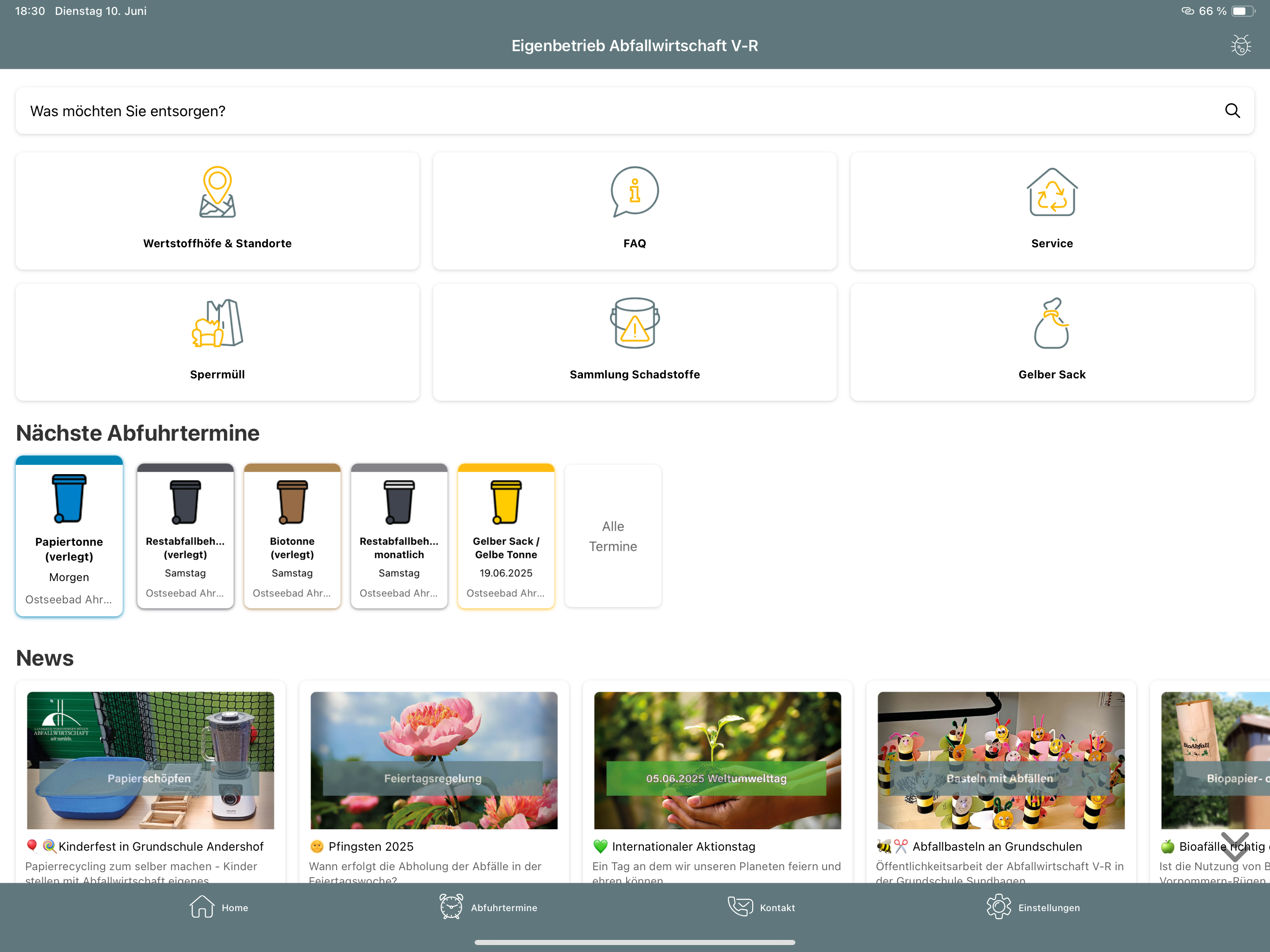 Abfall App VR screenshot 6