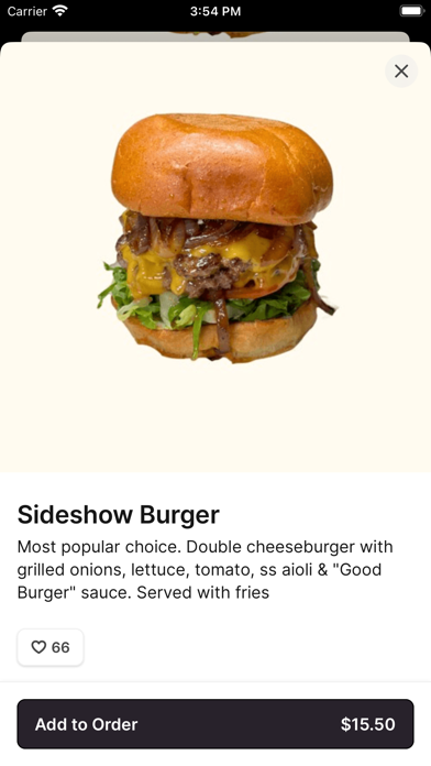 Sideshow Kitchen iPhone screenshot 4 - Food & Drink app