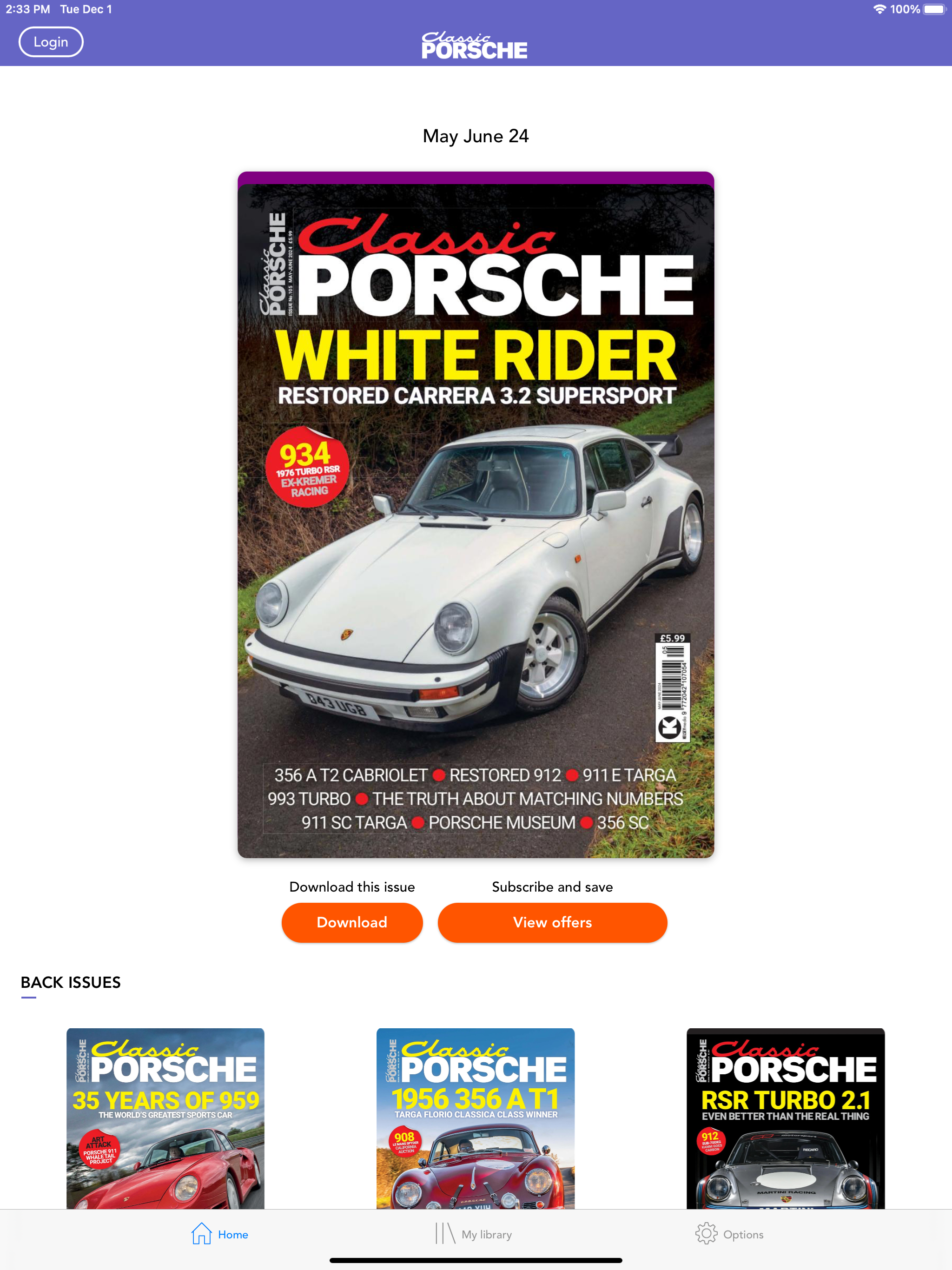 Classic Porsche Magazine