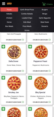Marios Pizza Kebab iPhone screenshot
