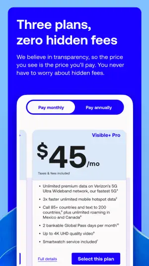 Visible mobile screenshot 1