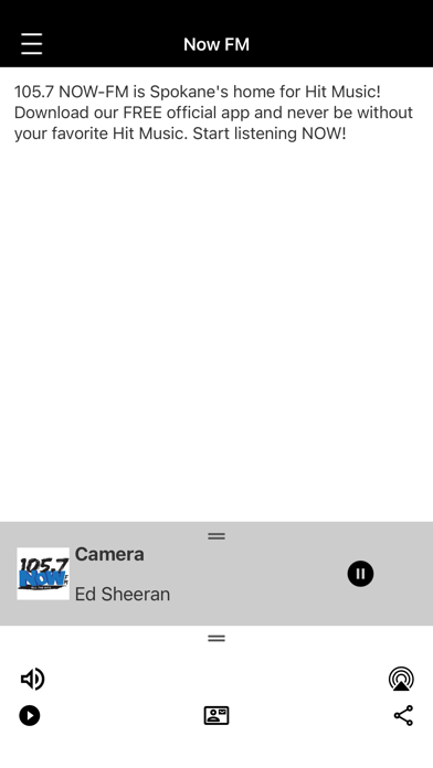 105.7 NOW-FM iPhone screenshot 3 - Entertainment app