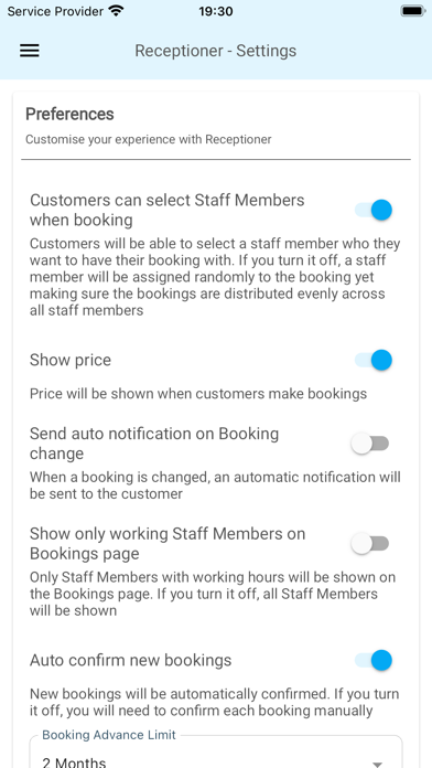Receptioner Business Screenshot 4 of 8