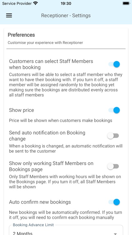 Receptioner Business screenshot-3