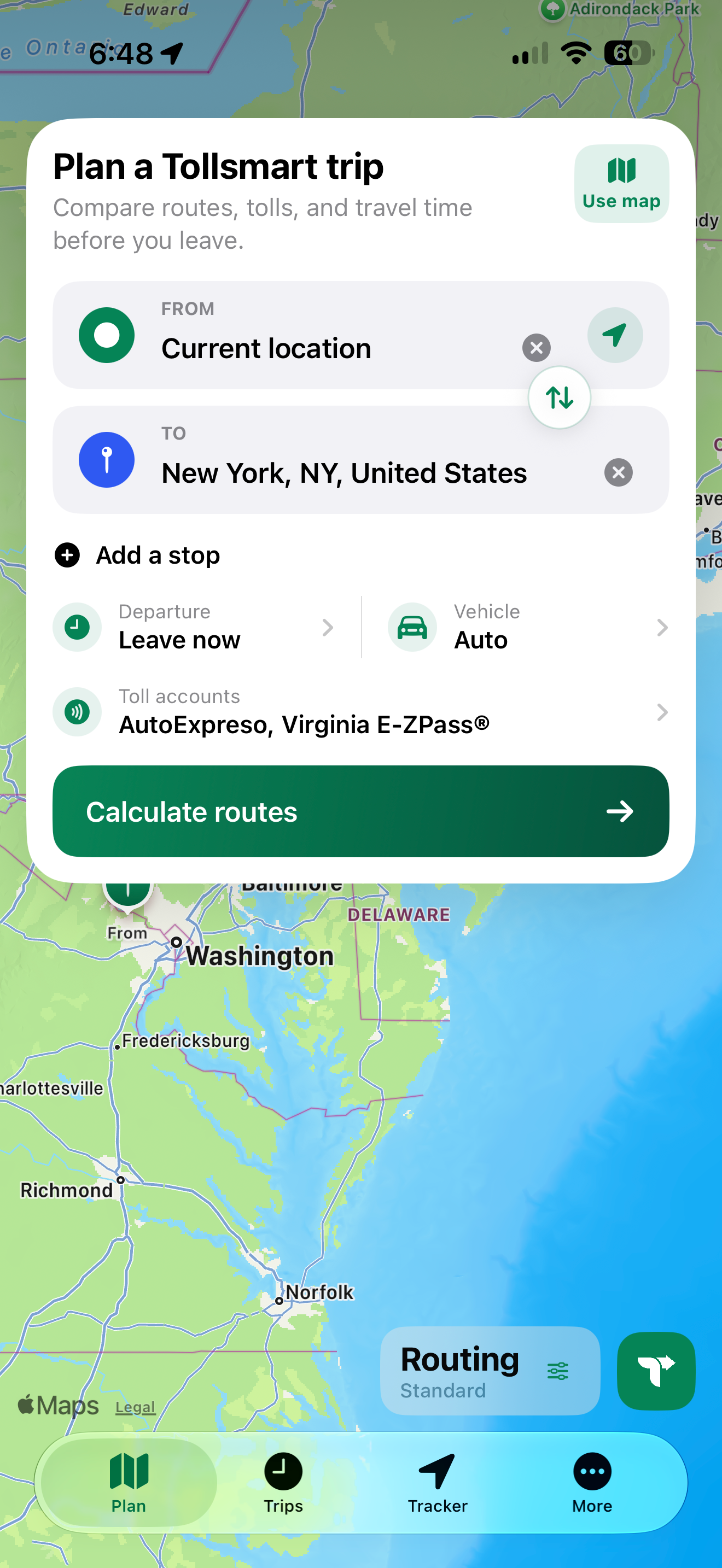 Tollsmart Toll Calculator
