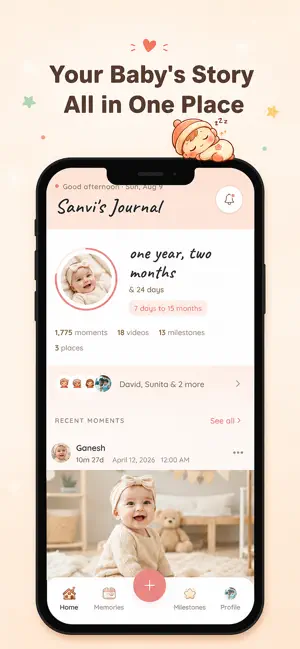 Aanvi: Baby Memory Book screenshot 2