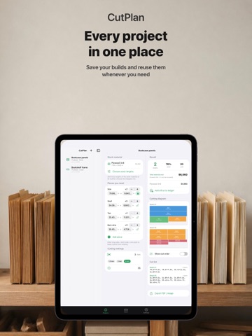 CutPlan: Cut List Optimizer iPad screenshot