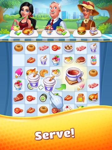 Sweet Street: Merge Cake Shop iPad screenshot