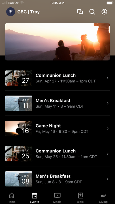 Screenshot 2 of Grace Bible Church | Troy, AL App