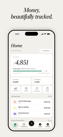 Money Tracker: Budget Planner Screenshot 1 of 5