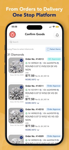 Diamonds on Call screenshot