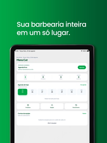 Fluxo Barber iPad screenshot