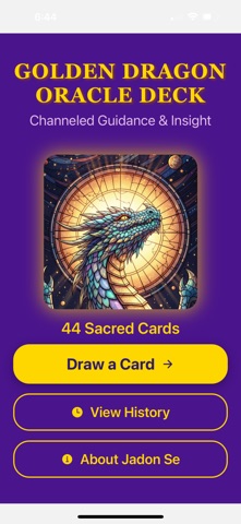 Golden Dragon Oracle Deck screenshot
