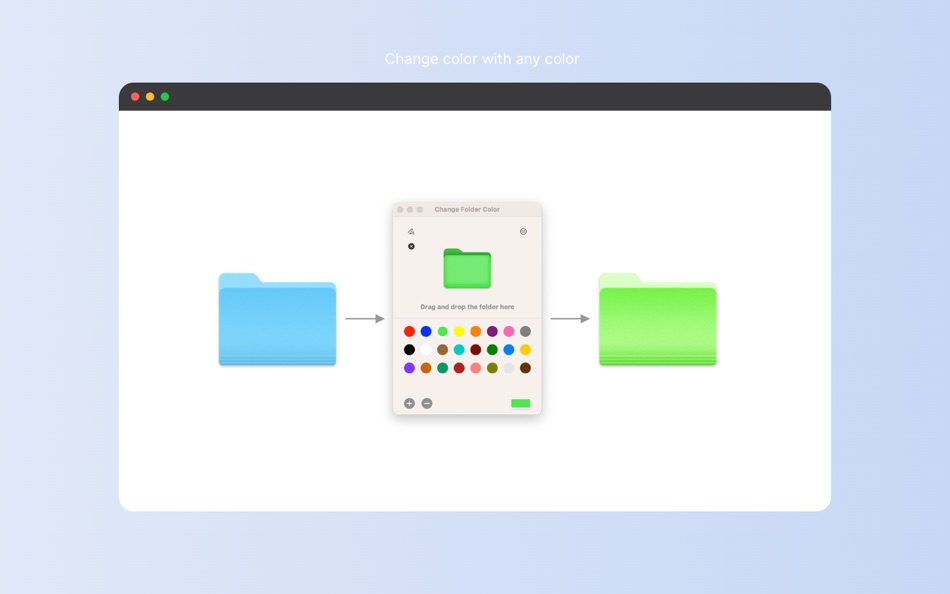 #1. Color Folder - Folder Tint (macOS) 作者: 迪飞 施