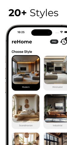 reHome AI: Interior Design iPhone screenshot