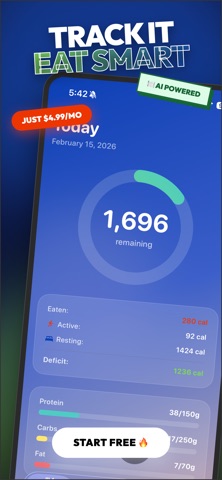 Plate – AI Calorie Tracker Screenshot 1 of 4