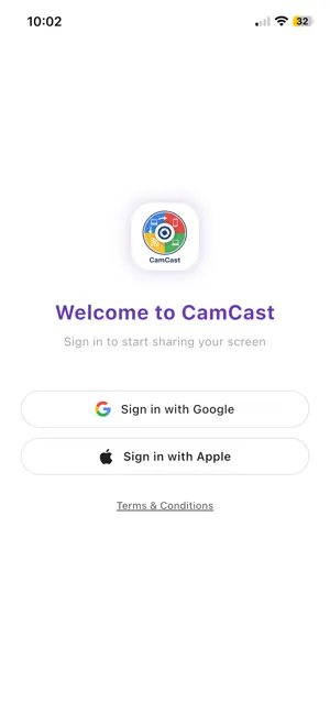 Camcast – Screen Sharing screenshot 1