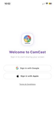 Camcast – Screen Sharing Screenshot 1 of 5