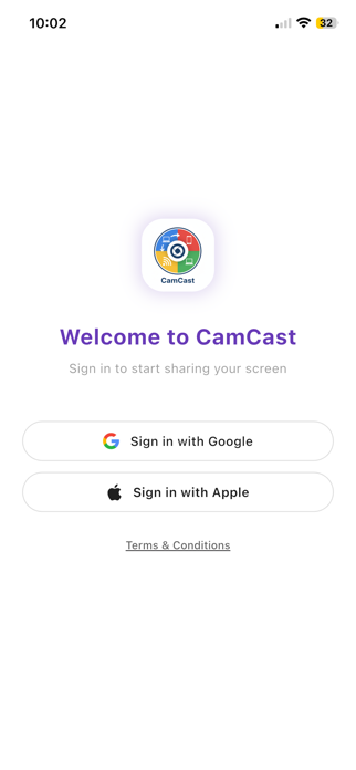 Camcast – Screen Sharing Screenshot 1 of 5