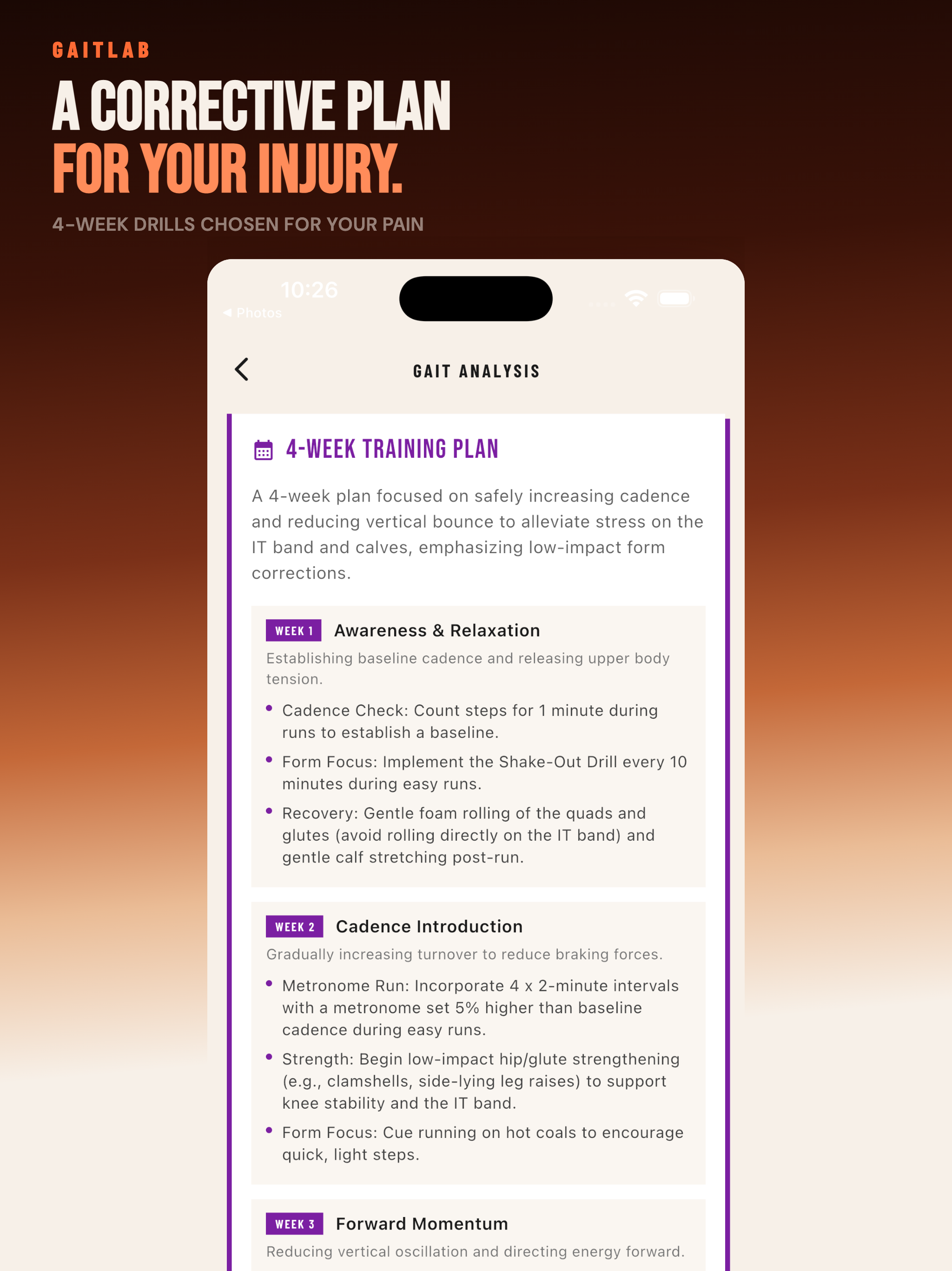 GaitLab Coach: Run Pain-Free screenshot 12