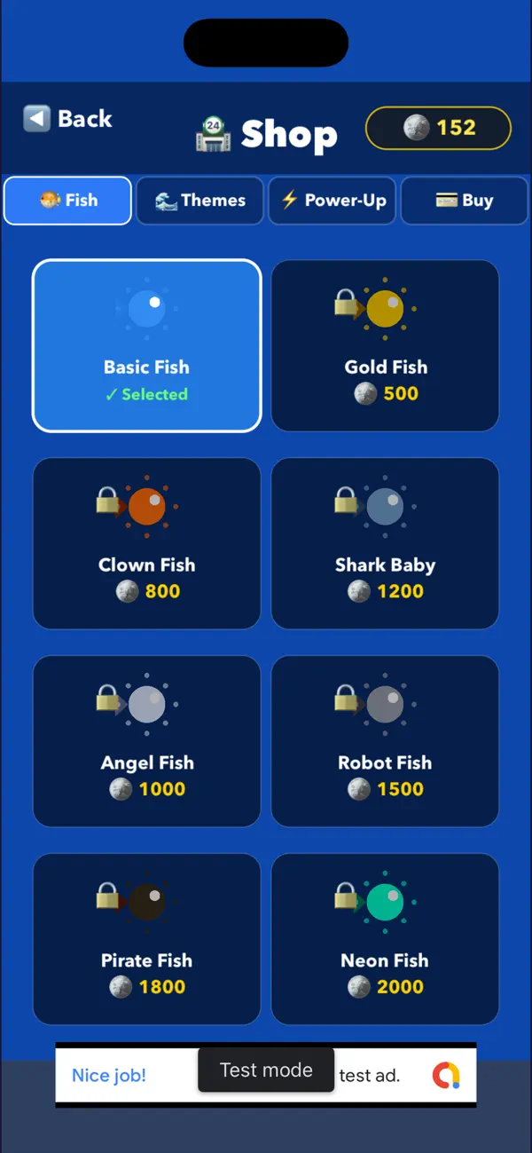 Screenshot #3 pour Flappy Fish: Crazy Ocean Run