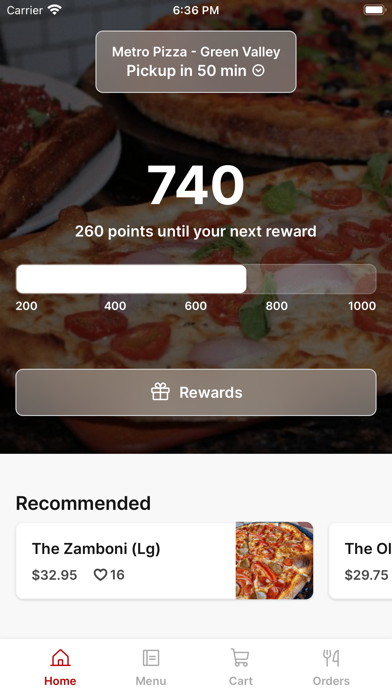 Metro Pizza - Las Vegas Screenshot