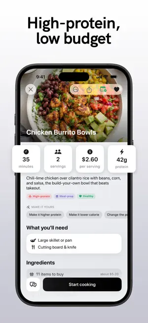 Anychef - Meal Plans & Recipes screenshot 2