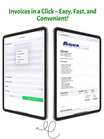 C Invoice & Invoice Maker iPad screenshot