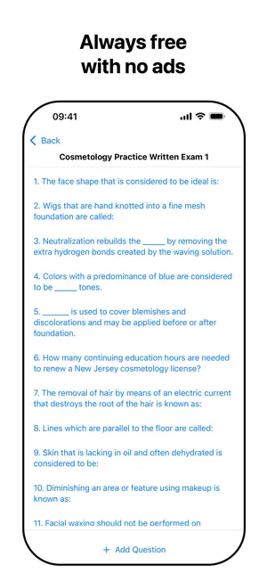 Quizzer: Multiple Choice screenshot 4