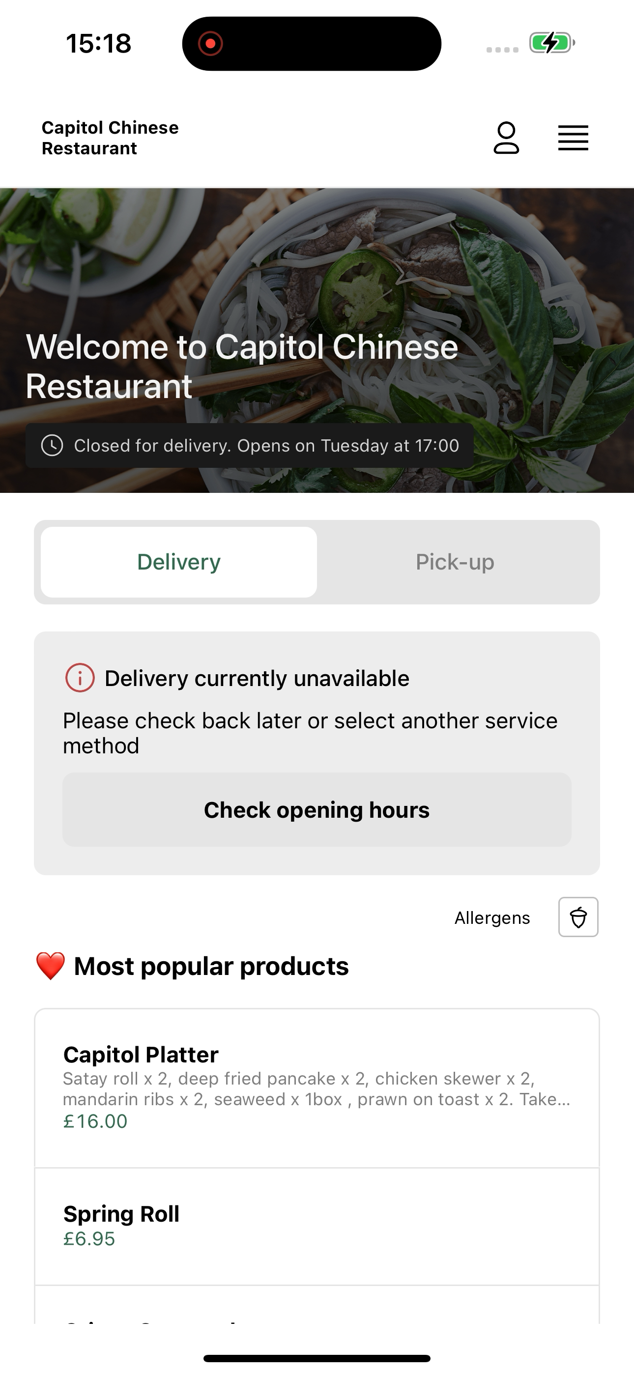 Capitol Chinese Restaurant screenshot 4