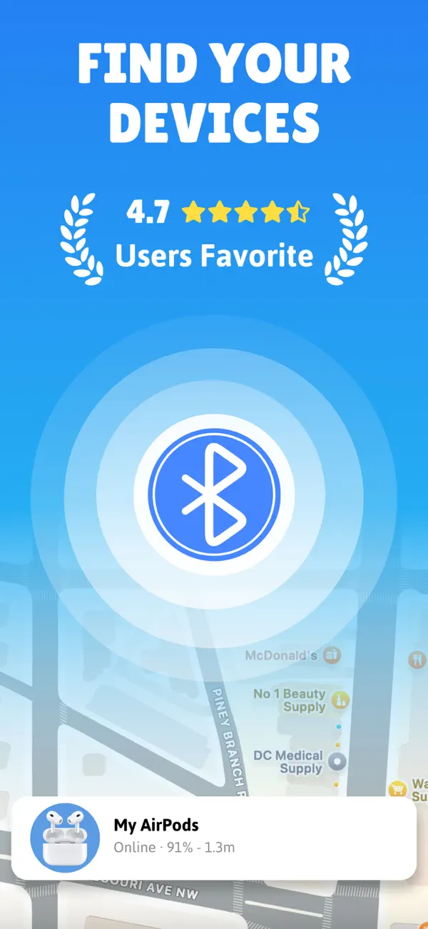Screenshot #1 pour Bluetooth Device Finder: Track