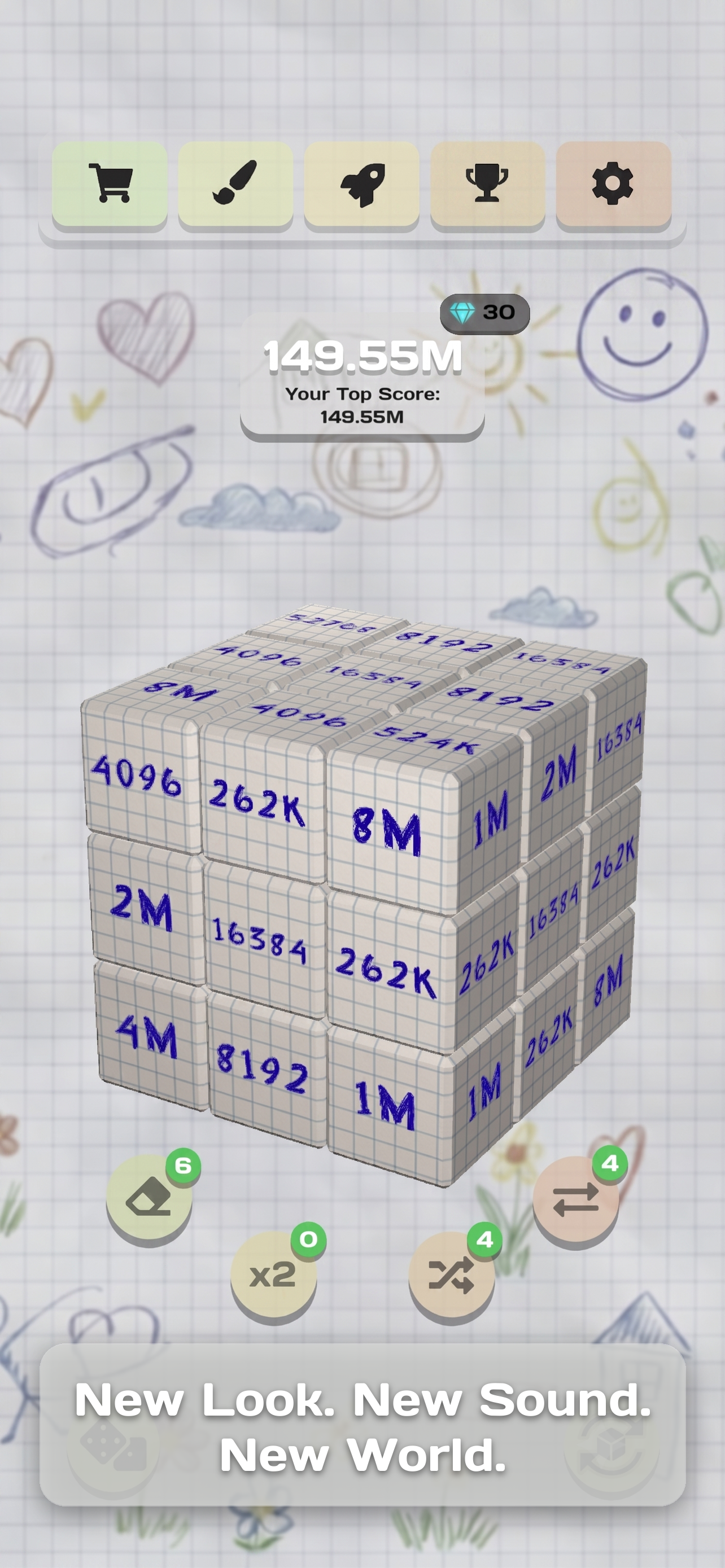 Twist & Merge: 3D Number Cube screenshot 8