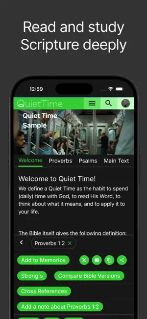 QuietTime.com screenshot 2